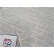 Park City Hand-Tufted New Zealand Wool Light Gray/Ivory 6'x9' Area Rug