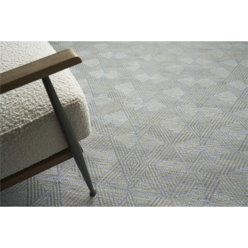 Pavilion Flatweave Wool/Polyester Ivory/Gray 10'x13'6