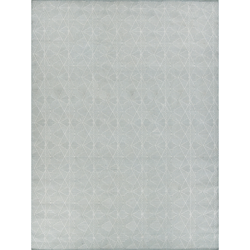Pavilion Flatweave Wool/Polyester Denim 8'x10' Area Rug