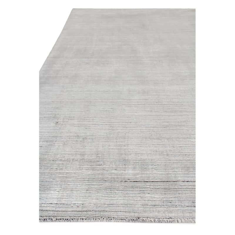 Palazzo Handloomed Wool/Bamboo Silk Aqua 12'x15' Area Rug
