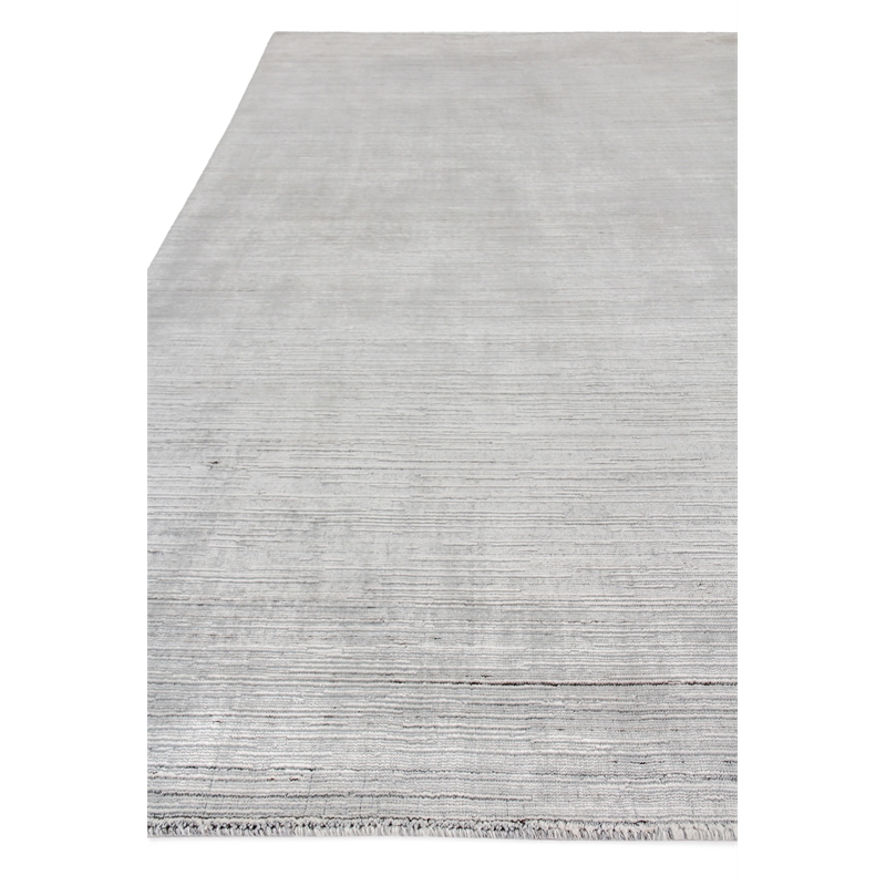 Palazzo Handloomed Wool/Bamboo Silk Aqua 14'x18' Area Rug