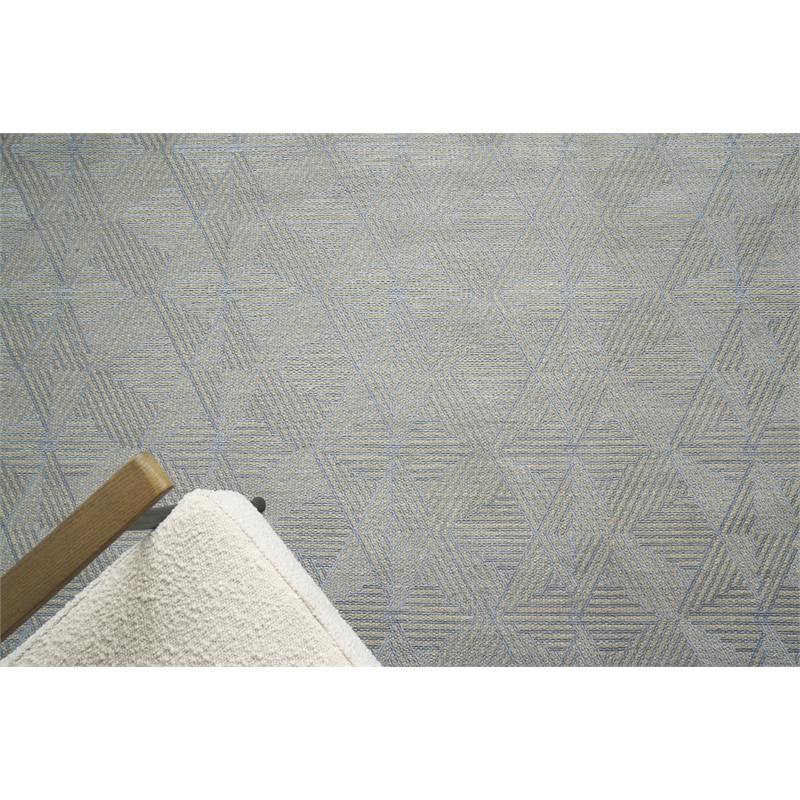Pavilion Flatweave Wool/Polyester Ivory/Gray 5'x8' Area Rug