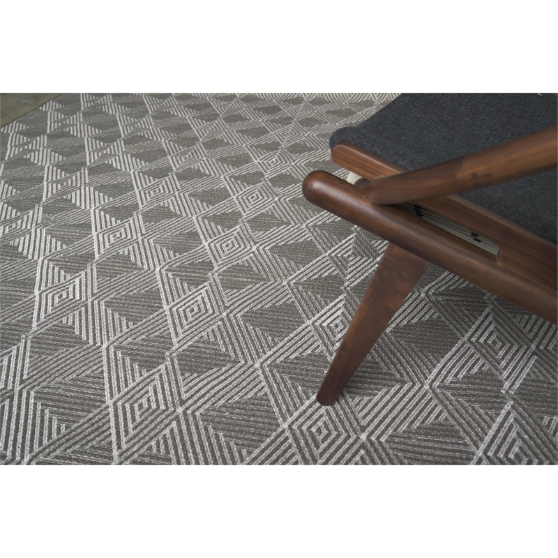 Pavilion Flatweave Wool/Polyester Gray 5'x8' Area Rug