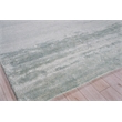 Plush Hand-Knotted Bamboo Silk/Mohair Gray 2'x3' Area Rug