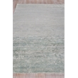 Plush Hand-Knotted Bamboo Silk/Mohair Gray 9'x12' Area Rug