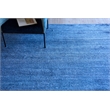 Plush Hand-Knotted Bamboo Silk/Wool Navy 12'x15' Area Rug