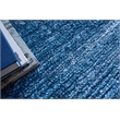 Plush Hand-Knotted Bamboo Silk/Wool Dark Blue 12'x15' Area Rug