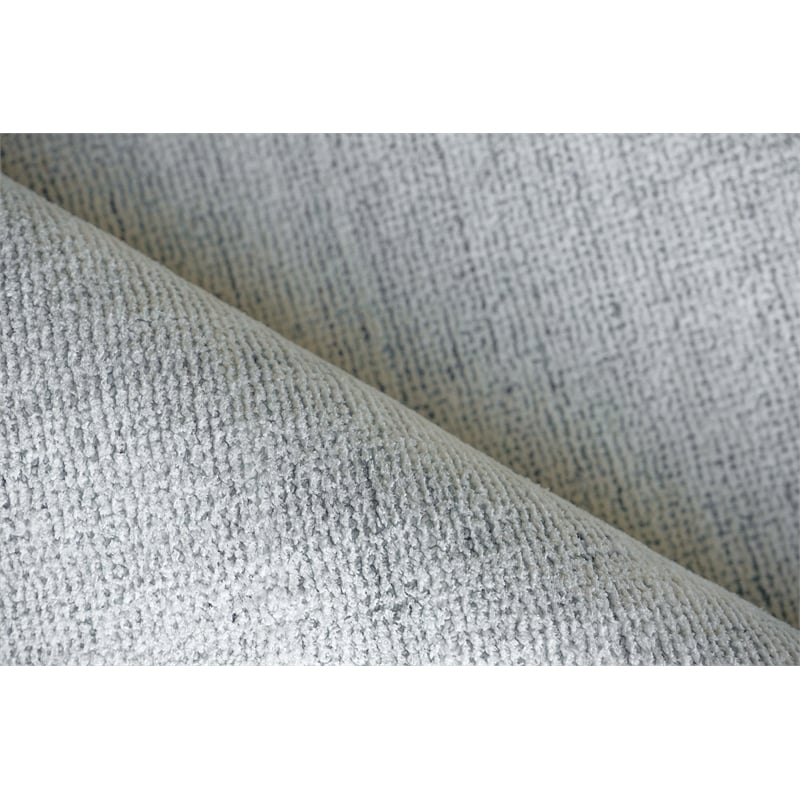 Poliforma Handloomed Polyester Light Blue 10'x14' Area Rug