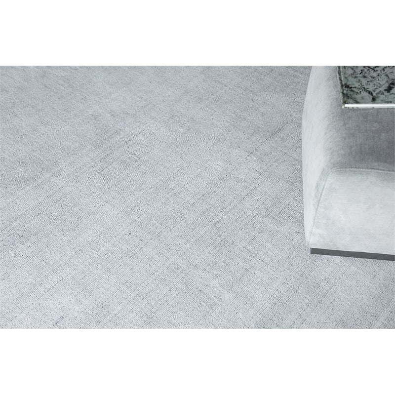 Poliforma Handloomed Polyester Light Blue 10'x14' Area Rug