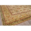 Polonaise Hand-Knotted New Zealand Wool Cream 4'x12' Area Rug