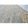 Platinum Hand-Knotted Wool/Nettle Gray/Beige 12'x15' Area Rug