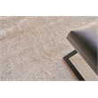 Plush Hand-Knotted Bamboo Silk/Mohair Light Beige 2'x3' Area Rug
