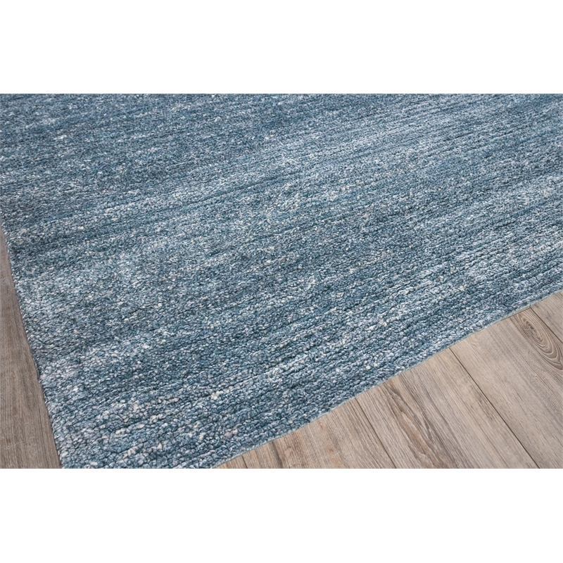 Plush Hand-Knotted Bamboo Silk/Mohair Gray 2'x3' Area Rug