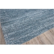 Plush Hand-Knotted Bamboo Silk/Mohair Gray 2'x3' Area Rug