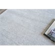 Plush Hand-Knotted Bamboo Silk/Mohair Chrome 2'x3' Area Rug