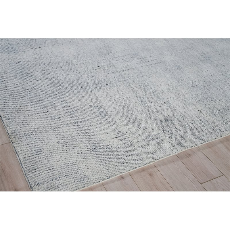 Poliforma Handloomed Polyester Navy 8'x10' Area Rug