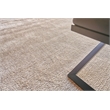 Plush Hand-Knotted Bamboo Silk/Mohair Light Beige 9'x12' Area Rug