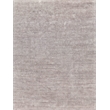 Plush Hand-Knotted Bamboo Silk/Mohair Light Silver 8'x10' Area Rug