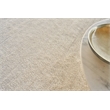 Plush Hand-Knotted Bamboo Silk/Mohair Ivory 2'x3' Area Rug