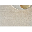Plush Hand-Knotted Bamboo Silk/Mohair Ivory 9'x12' Area Rug
