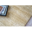 Plush Hand-Knotted Bamboo Silk/Mohair Gold 2'x3' Area Rug