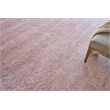 Plush Hand-Knotted Bamboo Silk/Mohair Pink 2'x3' Area Rug