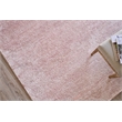 Plush Hand-Knotted Bamboo Silk/Mohair Pink 2'x3' Area Rug
