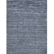 Plush Hand-Knotted Bamboo Silk/Wool Charcoal 10'x14' Area Rug