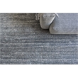 Plush Hand-Knotted Bamboo Silk/Wool Charcoal 2'x3' Area Rug