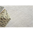 Plush Hand-Knotted Bamboo Silk/Wool White 12'x15' Area Rug