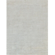 Plush Hand-Knotted Bamboo Silk/Wool White 12'x15' Area Rug
