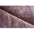 Plush Hand-Knotted Bamboo Silk/Mohair Deep Mauve 2'x3' Area Rug
