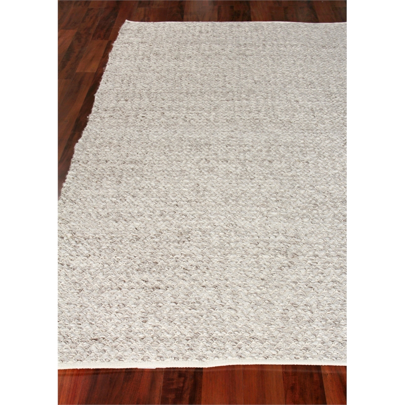 Rialto Flatweave Polyester/Cotton Gray 10'x14' Area Rug