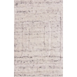 Robin Embossed Handloomed Bamboo Silk/Wool White 12'x15' Area Rug