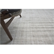 Robin Stripe Handloomed Bamboo Silk/Wool Light Khaki 8'x10' Area Rug