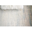 Reflections Handloomed Bamboo Silk Light Beige/Blue 8'x10' Area Rug