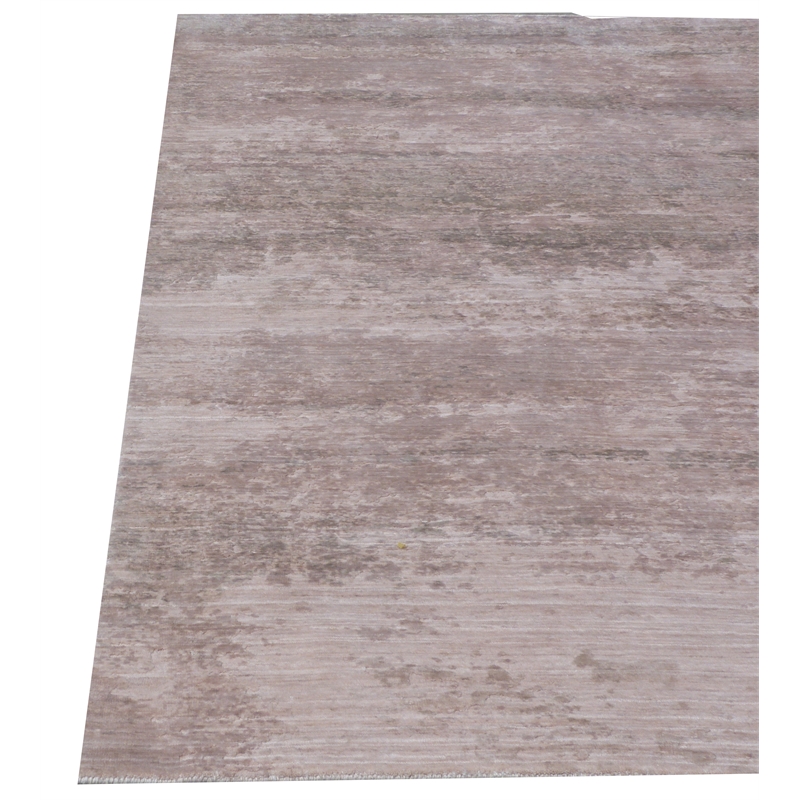 Reflections Handloomed Bamboo Silk Beige 8'x10' Area Rug