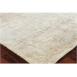 Reflections Handloomed Bamboo Silk Ivory/Soft Green 9'x12' Area Rug