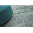 Reflections Handloomed Bamboo Silk Teal 8'x10' Area Rug