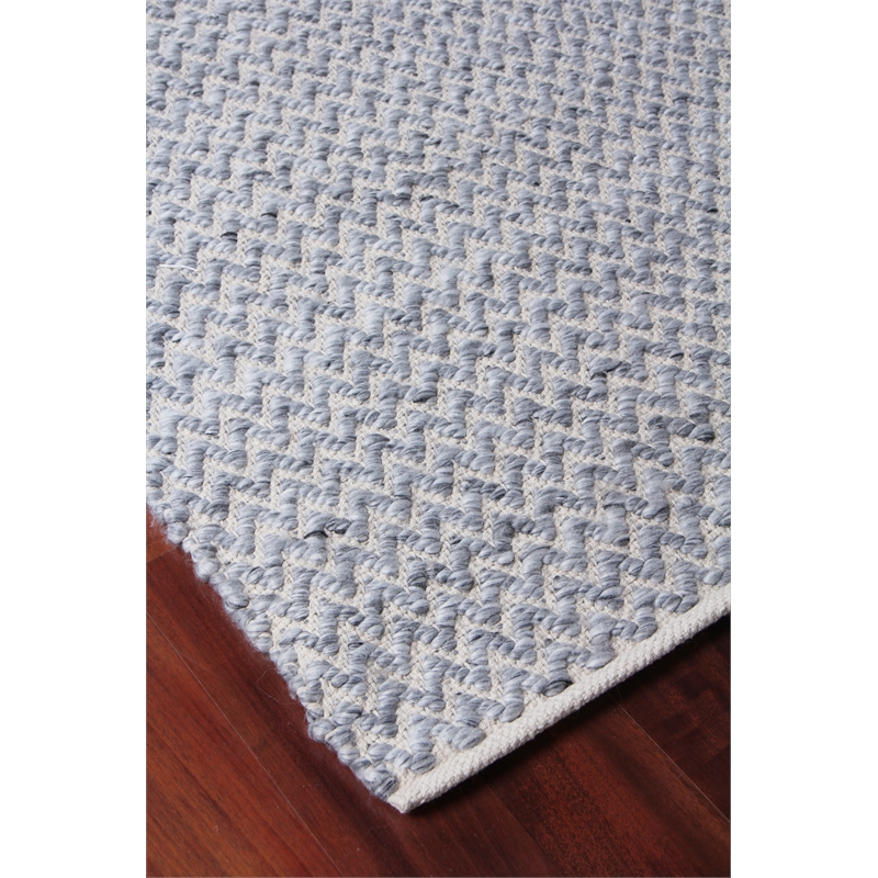 Rialto Flatweave Polyester/Cotton Dark Gray 8'x10' Area Rug