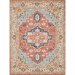Richmond Serapi Hand-Tufted New Zealand Wool Beige/Red 5'x8' Area Rug