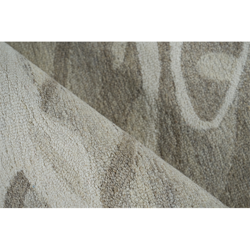 Rio Hand-Tufted New Zealand Wool Beige/Ivory 9'x12' Area Rug