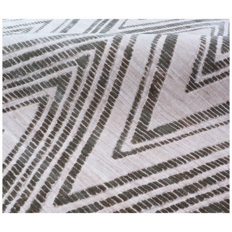 Reflections Handloomed Bamboo Silk Beige 8'x10' Area Rug