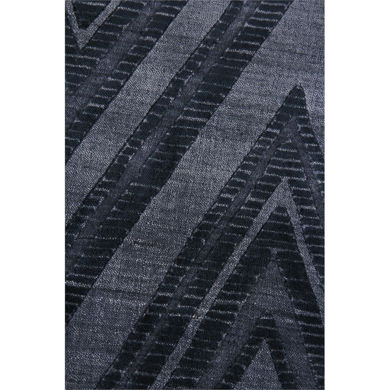 Reflections Handloomed Bamboo Silk Blue/Denim 8'x10' Area Rug