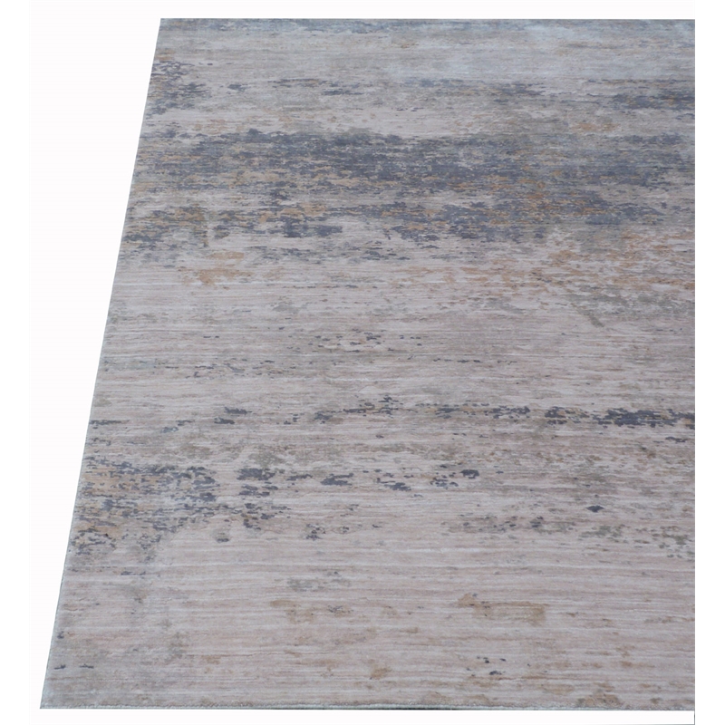 Reflections Handloomed Bamboo Silk Beige 8'x10' Area Rug