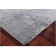 Reflections Handloomed Bamboo Silk Gray/Blue 10'x14' Area Rug