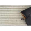 Robin Stripe Handloomed Bamboo Silk/Wool Mineral 12'x15' Area Rug