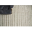 Robin Stripe Handloomed Bamboo Silk/Wool Mineral 12'x15' Area Rug