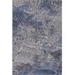 Reflections Handloomed Bamboo Silk Gray/Blue 8'x10' Area Rug