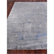 Reflections Handloomed Bamboo Silk Gray/Blue 8'x10' Area Rug